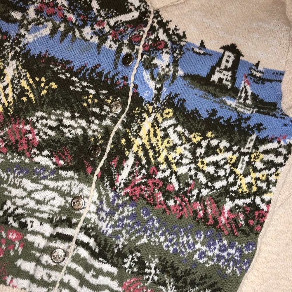 Northern Reflections | Vintage Wool Cardigan Med - Picture 6 of 8